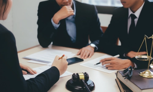 East Porterville personal injury lawyers having a meeting to discuss their clients’ accident-related cases.