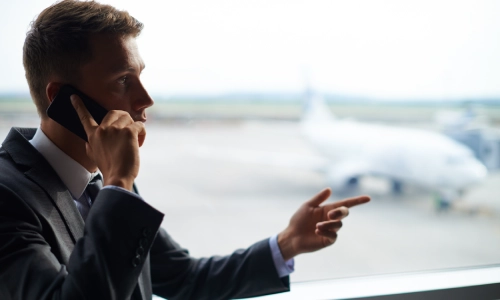 A client is scheduling a meeting with a San Antonio aviation accident lawyer through a phone call about the accident case he experienced with an aviation company in San Antonio.
