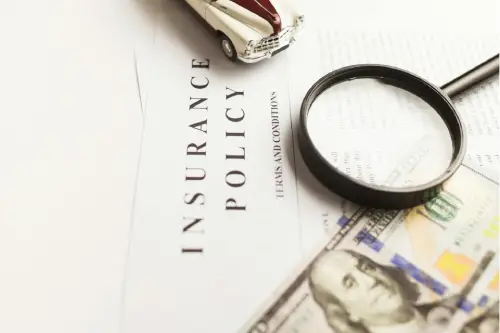 Reviewing an auto insurance policy after a California car accident claim